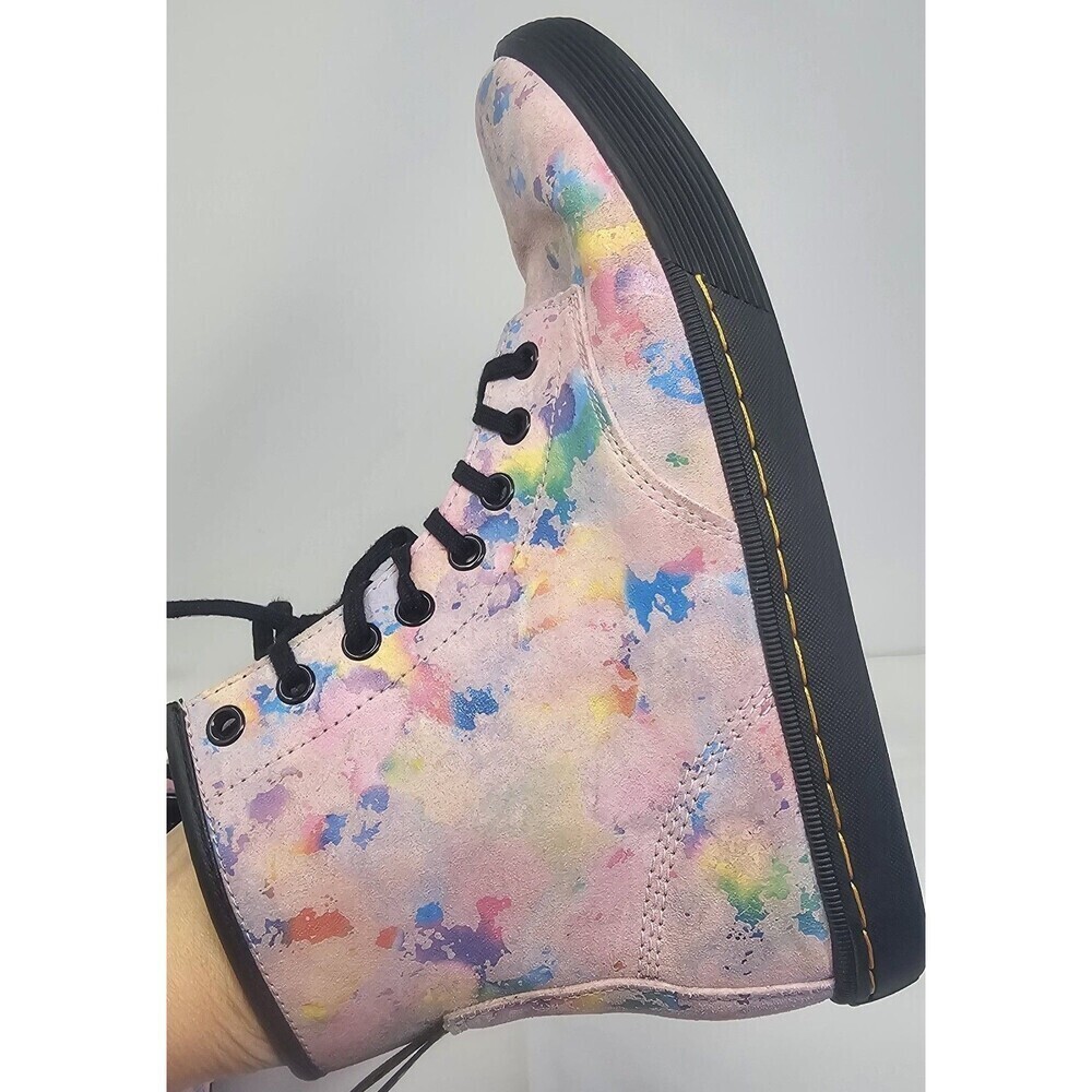 Dr. Martens Women’s 8 Sheridan Confetti Suede Casual Lace Up Combat Boots - Picture 8 of 15